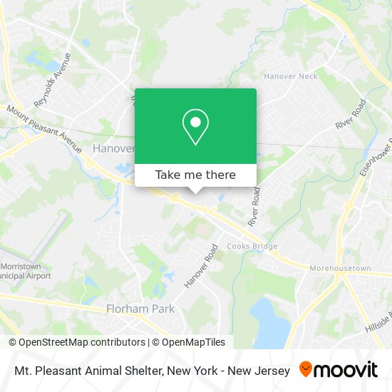 Mt. Pleasant Animal Shelter map