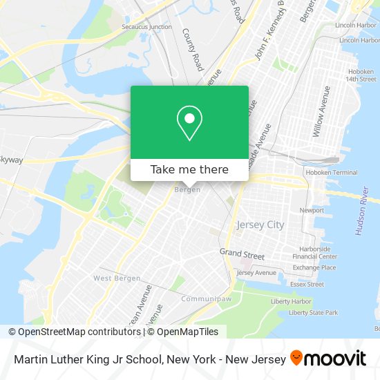 Martin Luther King Jr School map