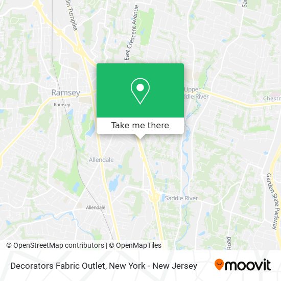 Decorators Fabric Outlet map