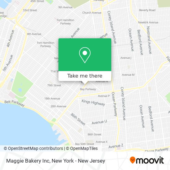 Mapa de Maggie Bakery Inc