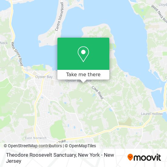 Theodore Roosevelt Sanctuary map