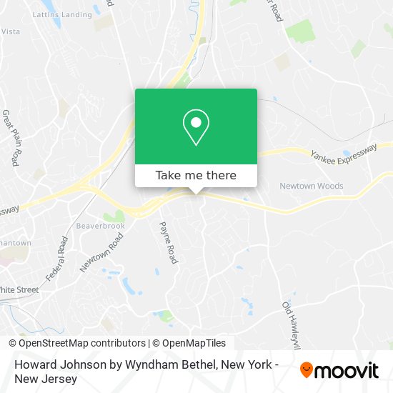 Mapa de Howard Johnson by Wyndham Bethel