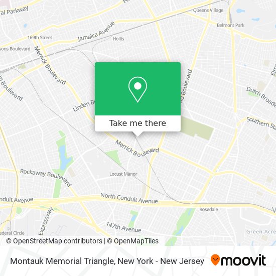 Mapa de Montauk Memorial Triangle