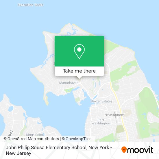 John Philip Sousa Elementary School map
