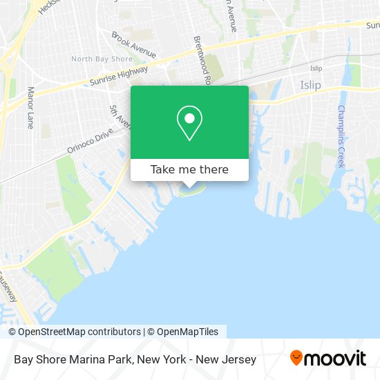 Mapa de Bay Shore Marina Park