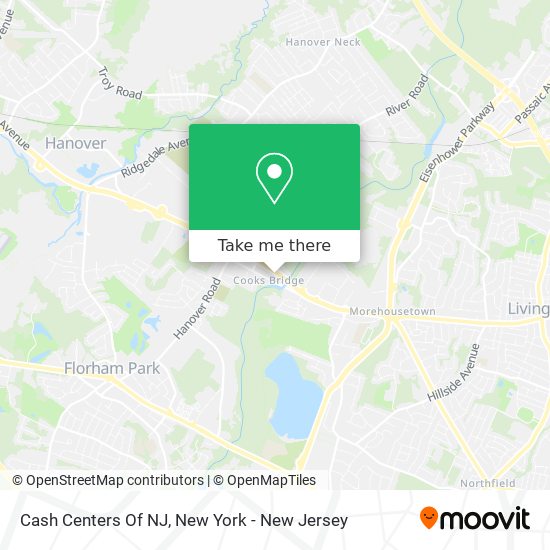 Mapa de Cash Centers Of NJ