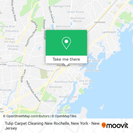 Mapa de Tulip Carpet Cleaning New Rochelle