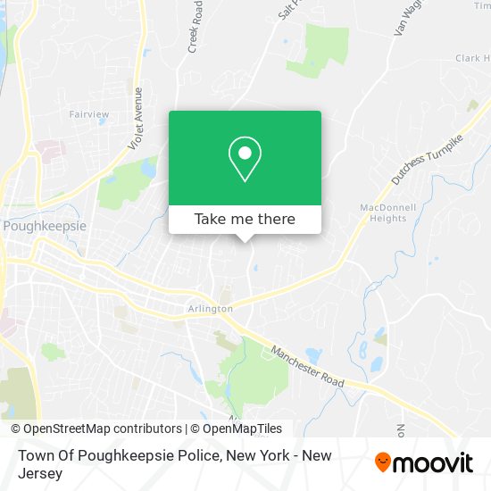 Mapa de Town Of Poughkeepsie Police