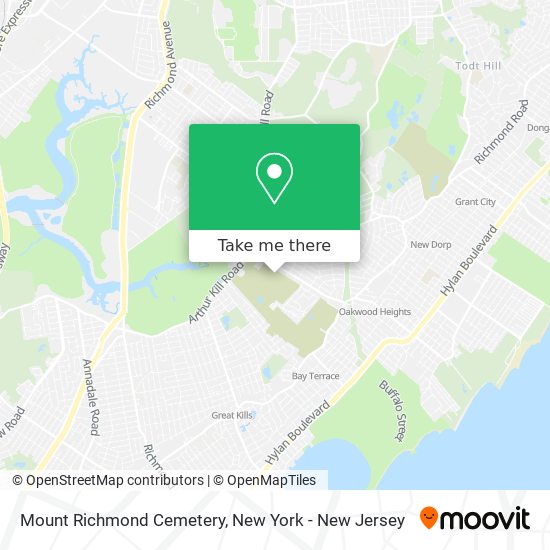 Mapa de Mount Richmond Cemetery