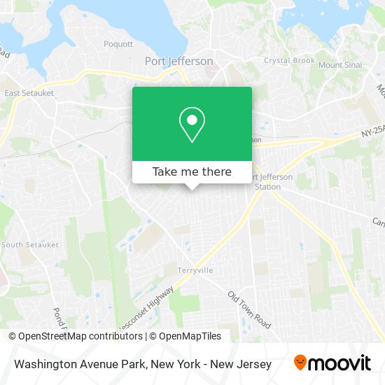 Washington Avenue Park map