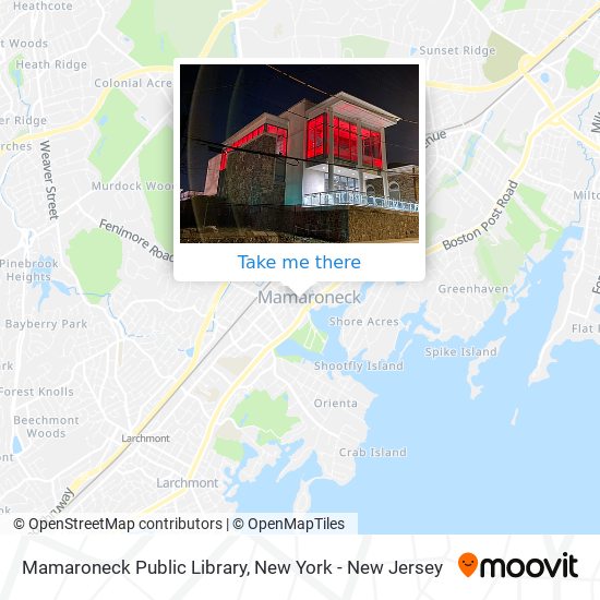 Mapa de Mamaroneck Public Library