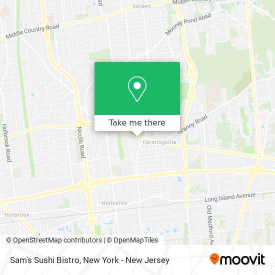 Mapa de Sam's Sushi Bistro