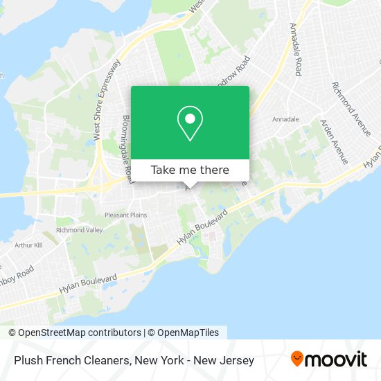 Plush French Cleaners map