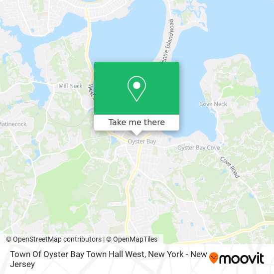 Town Of Oyster Bay Town Hall West map