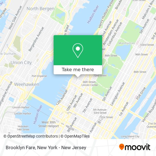 Mapa de Brooklyn Fare