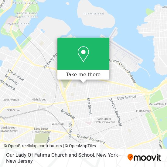 Our Lady Of Fatima Church and School map