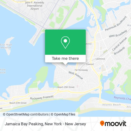 Jamaica Bay Peaking map