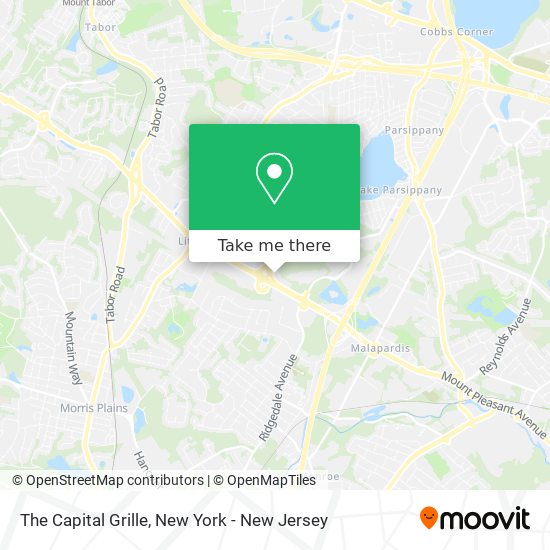 The Capital Grille map