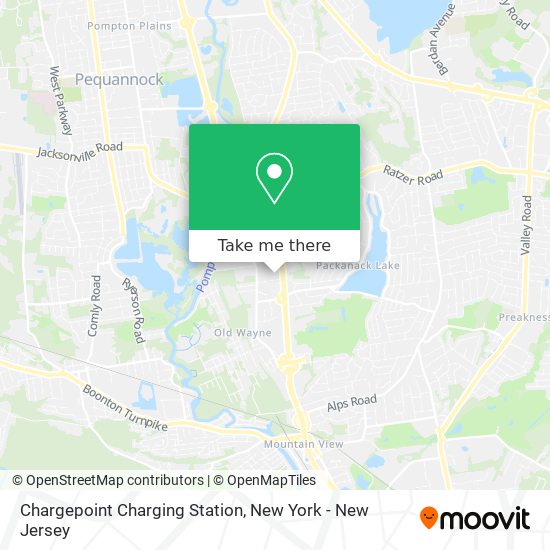 Mapa de Chargepoint Charging Station