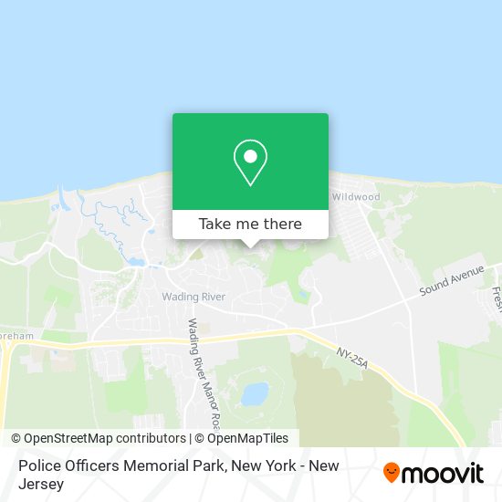 Mapa de Police Officers Memorial Park