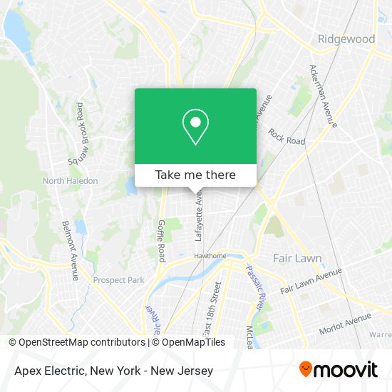 Apex Electric map