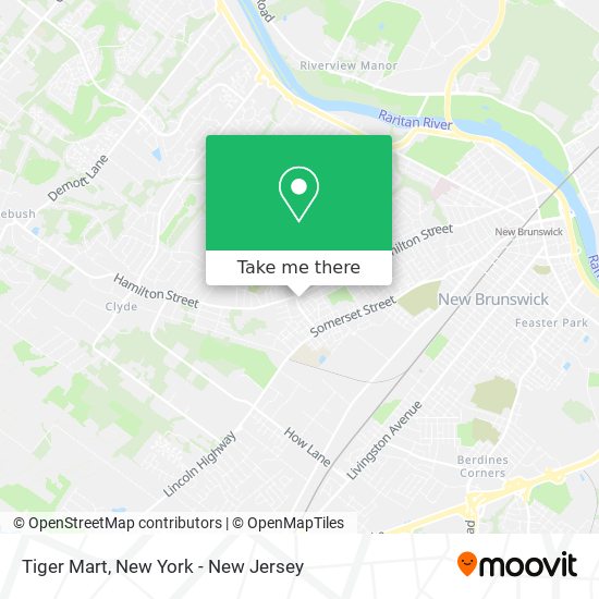 Mapa de Tiger Mart