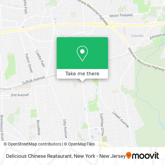 Mapa de Delicious Chinese Reataurant