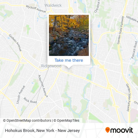 Hohokus Brook map