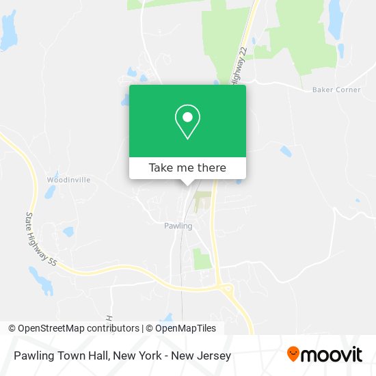 Pawling Town Hall map