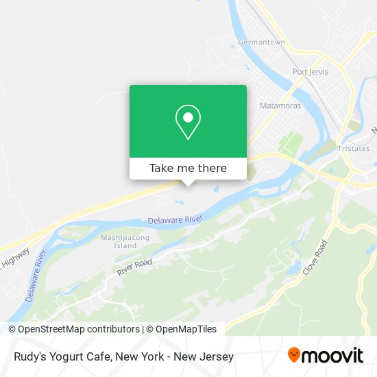 Rudy's Yogurt Cafe map