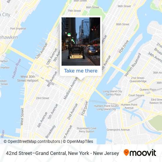 42nd Street–Grand Central map