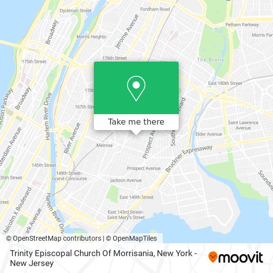 Mapa de Trinity Episcopal Church Of Morrisania