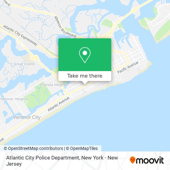 Atlantic City Police Department map