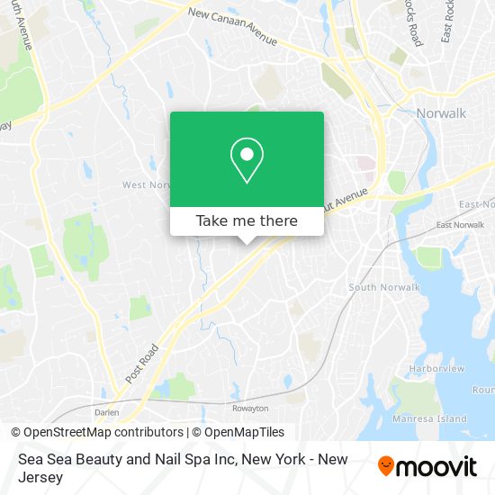 Mapa de Sea Sea Beauty and Nail Spa Inc