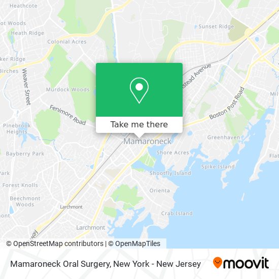 Mapa de Mamaroneck Oral Surgery