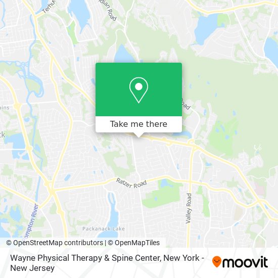 Mapa de Wayne Physical Therapy & Spine Center