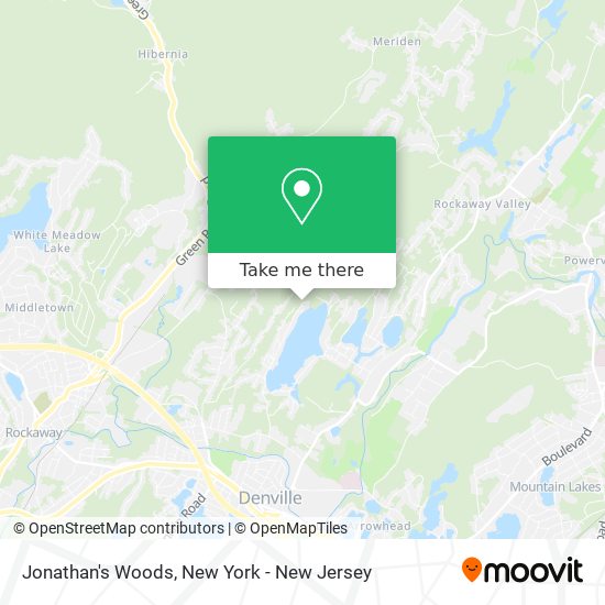 Jonathan's Woods map