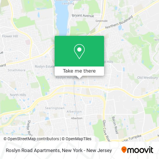 Roslyn Road Apartments map