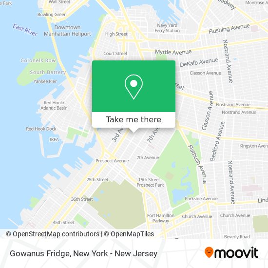 Mapa de Gowanus Fridge