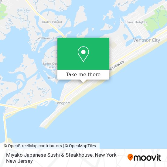 Mapa de Miyako Japanese Sushi & Steakhouse