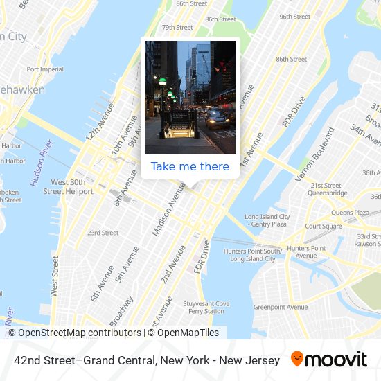 42nd Street–Grand Central map