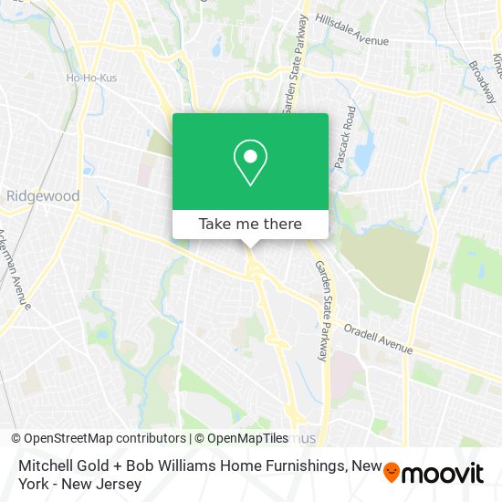 Mitchell Gold + Bob Williams Home Furnishings map