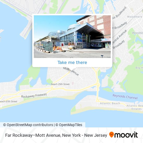 Far Rockaway–Mott Avenue map