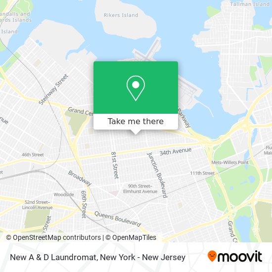 Mapa de New A & D Laundromat