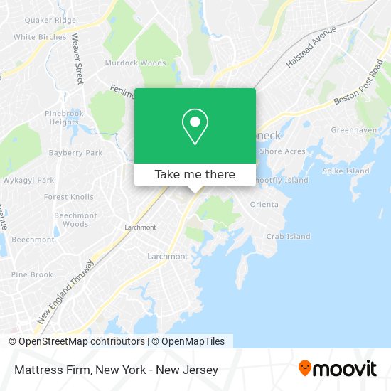 Mattress Firm map