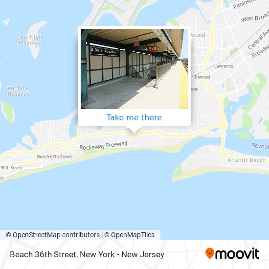 Mapa de Beach 36th Street
