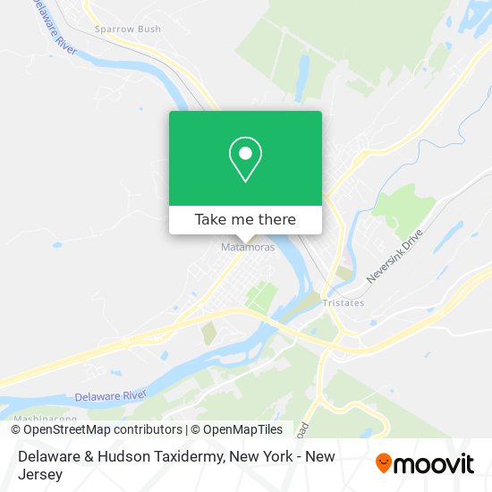 Delaware & Hudson Taxidermy map
