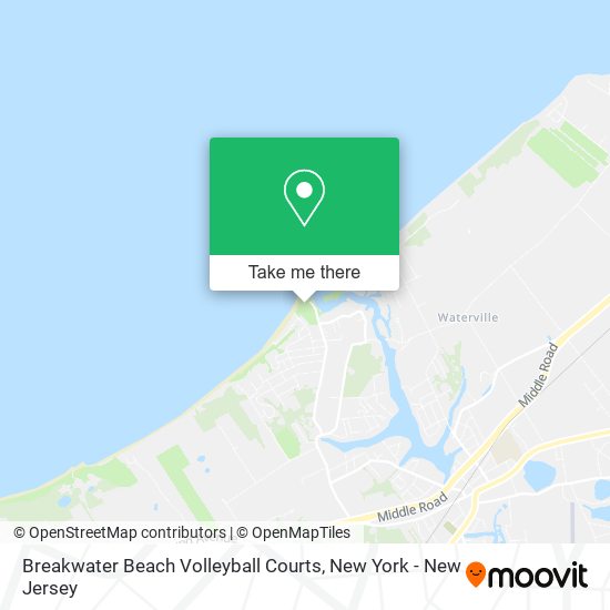 Breakwater Beach Volleyball Courts map