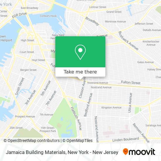 Mapa de Jamaica Building Materials