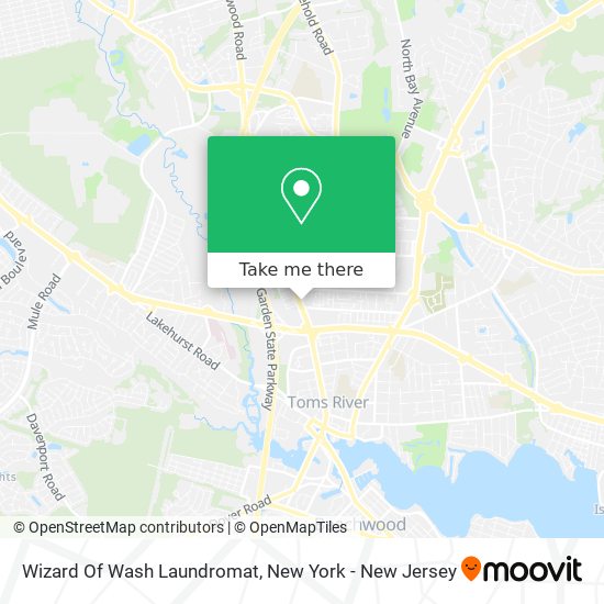 Wizard Of Wash Laundromat map